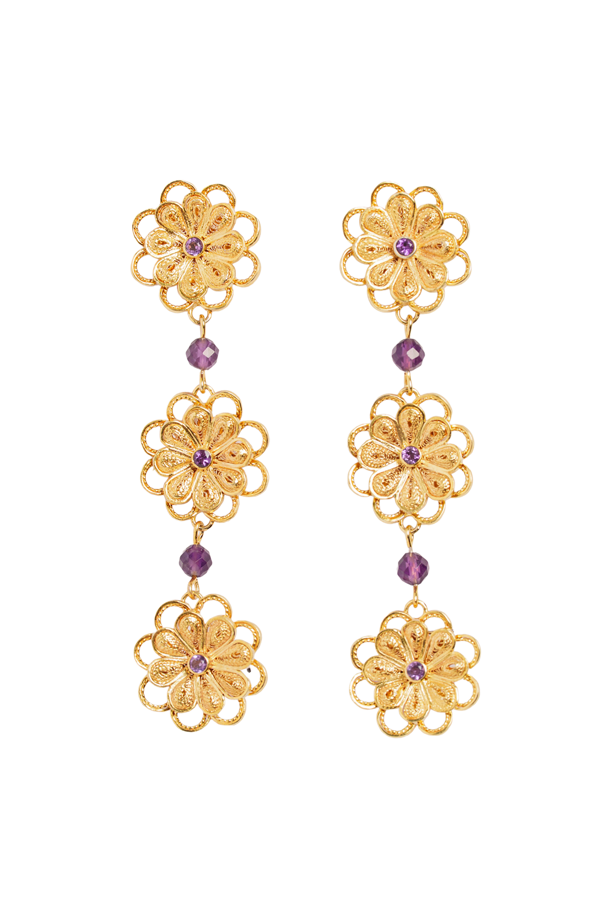 Astraea Amethyst earrings