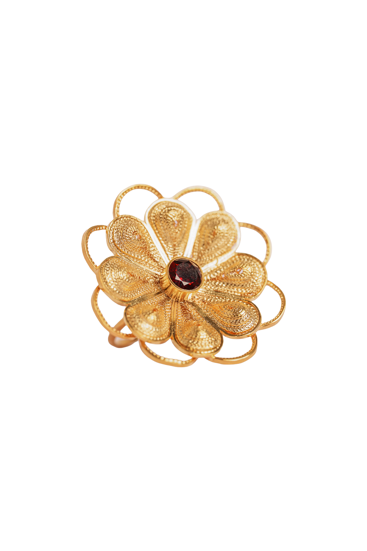 Astraea Garnet ring