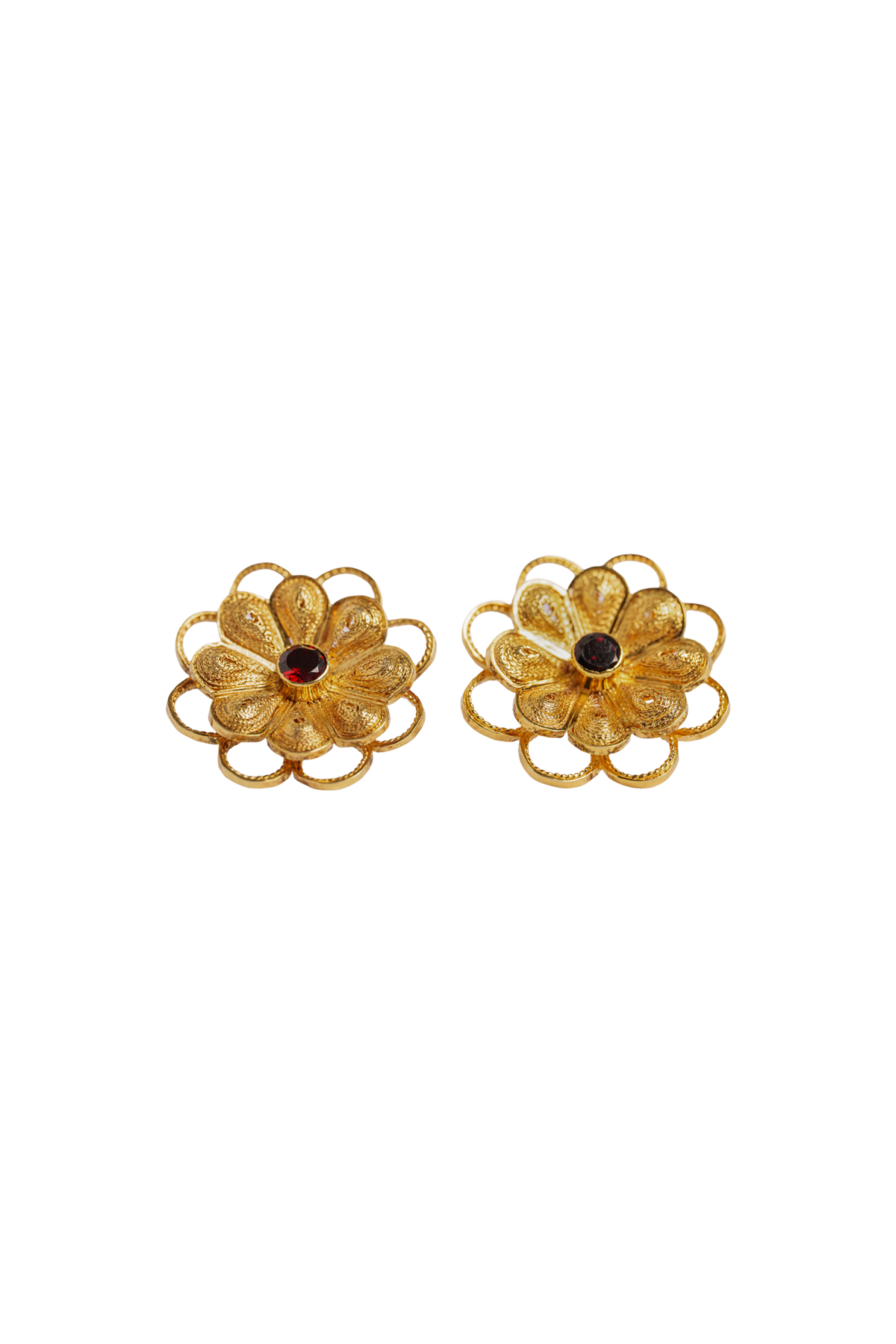 Astraea Garnet earrings
