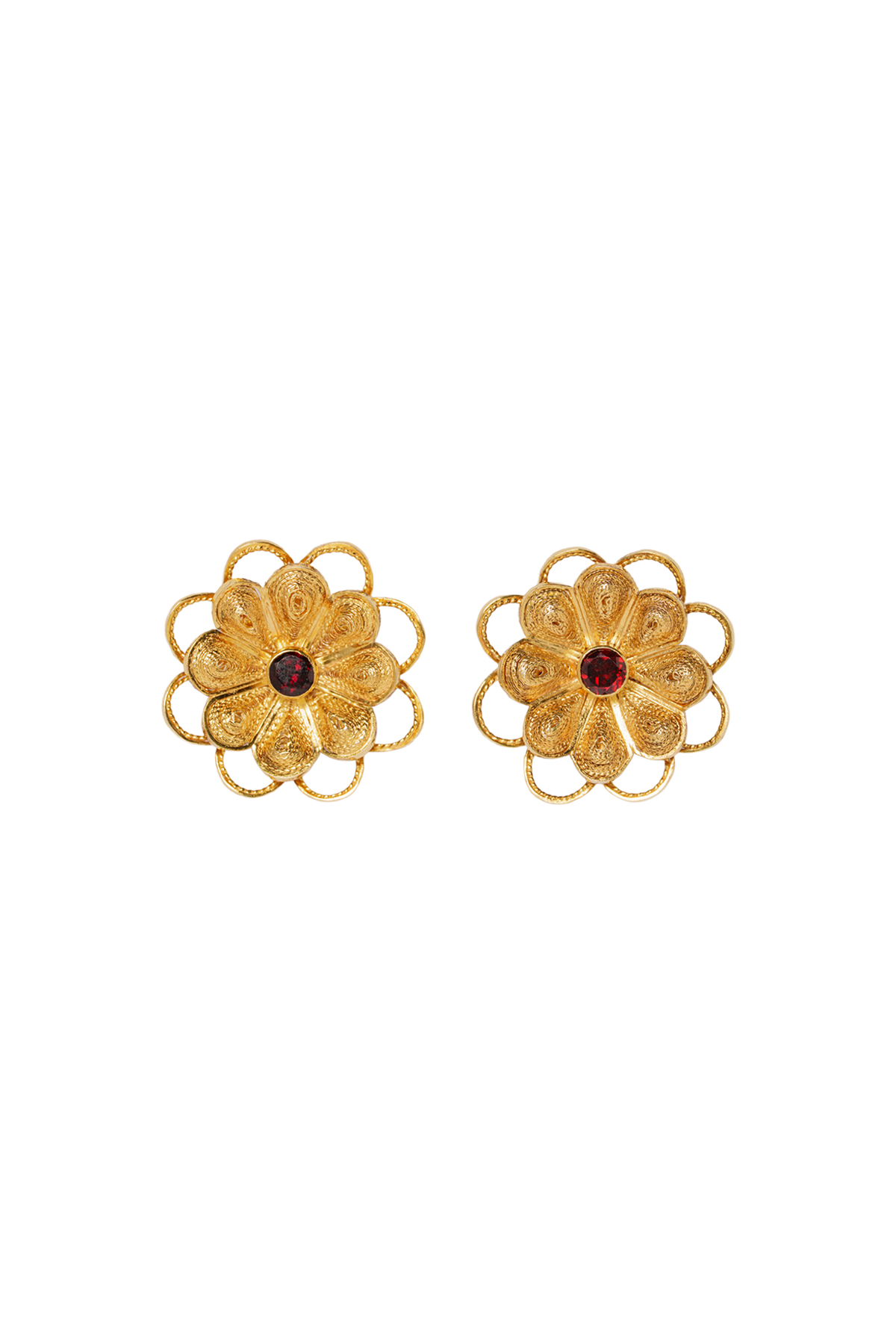 Astraea Garnet earrings