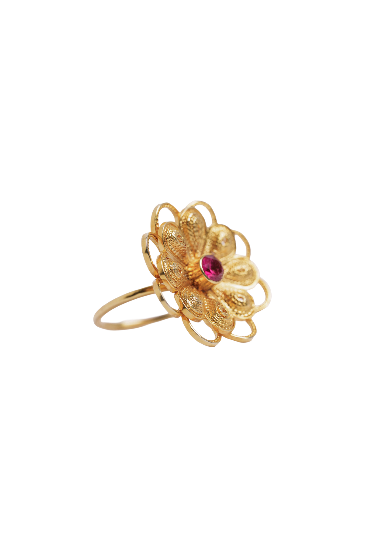 Astraea Rubellite ring