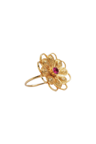Astraea Rubellite ring