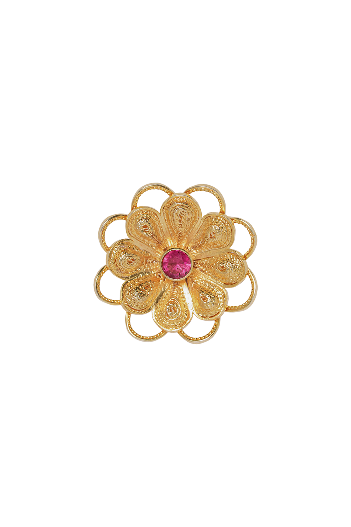 Astraea Rubellite ring