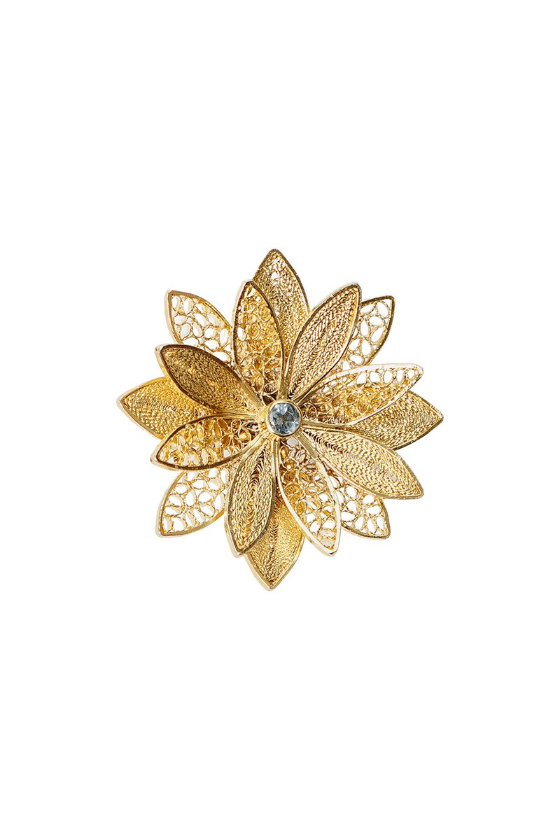 Dahlia Aquamarine ring