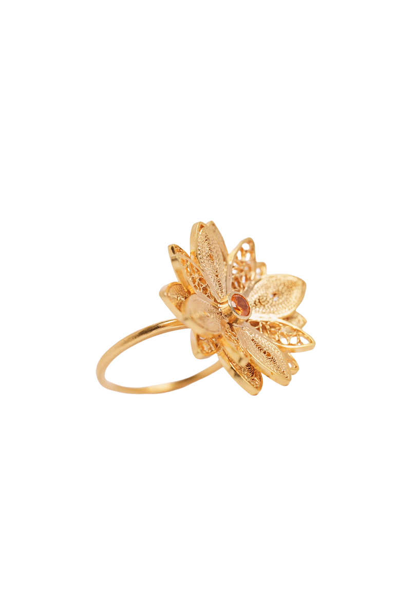 Dahlia Spessartine ring
