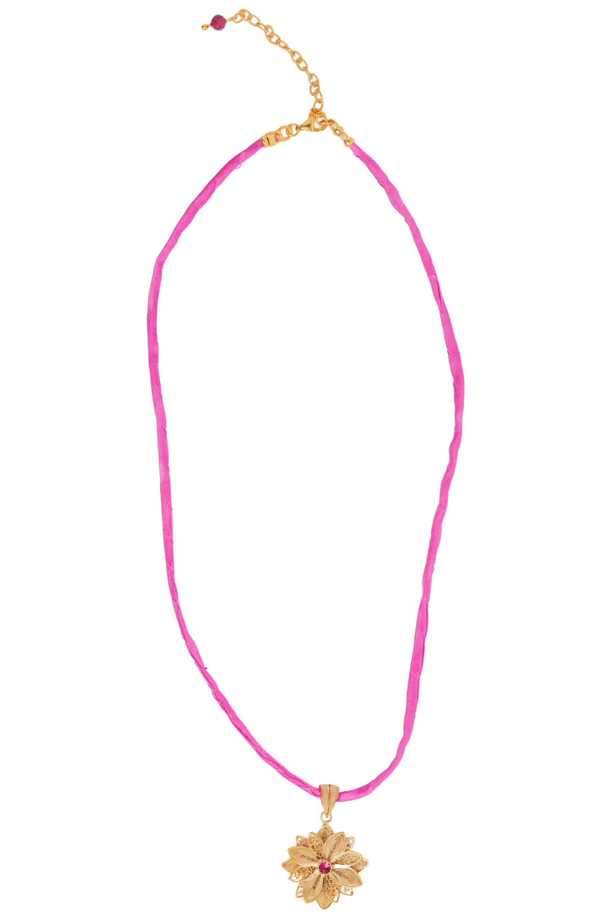 Dahlia Rubellite necklace