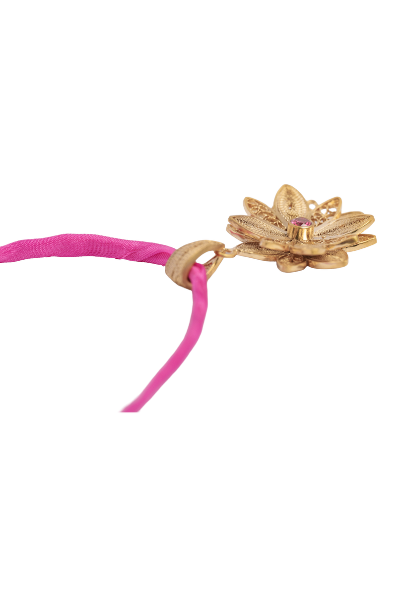 Dahlia Rubellite collier