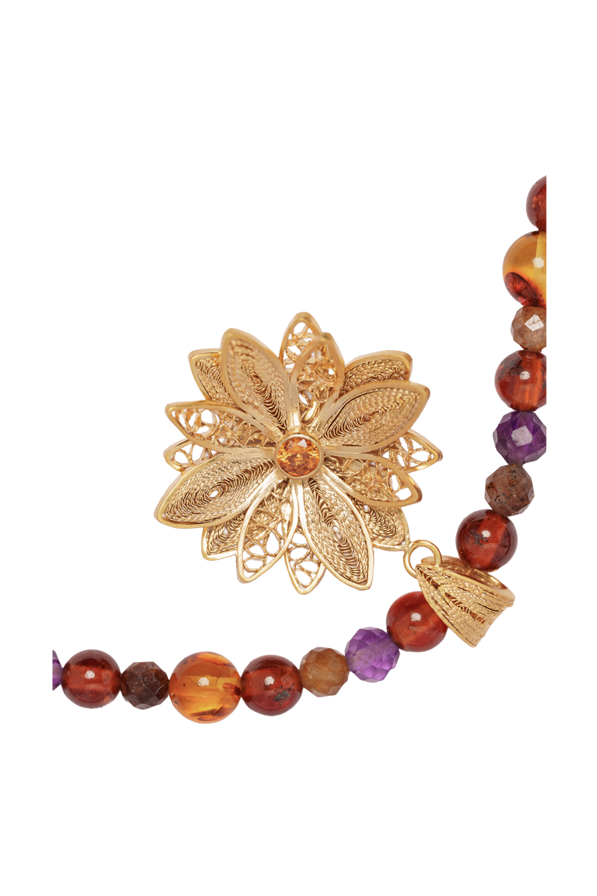 Dahlia Spessartine necklace