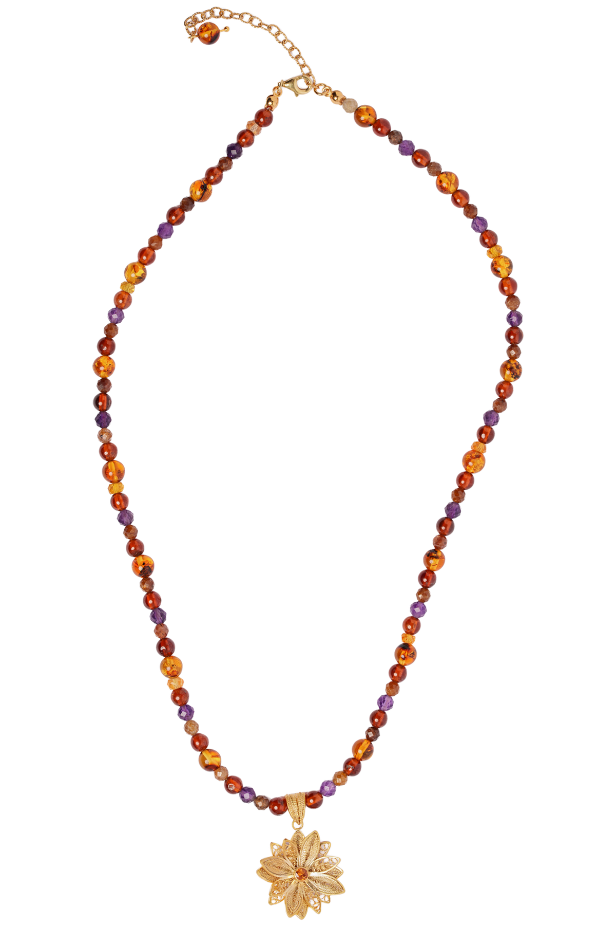 Dahlia Spessartine necklace