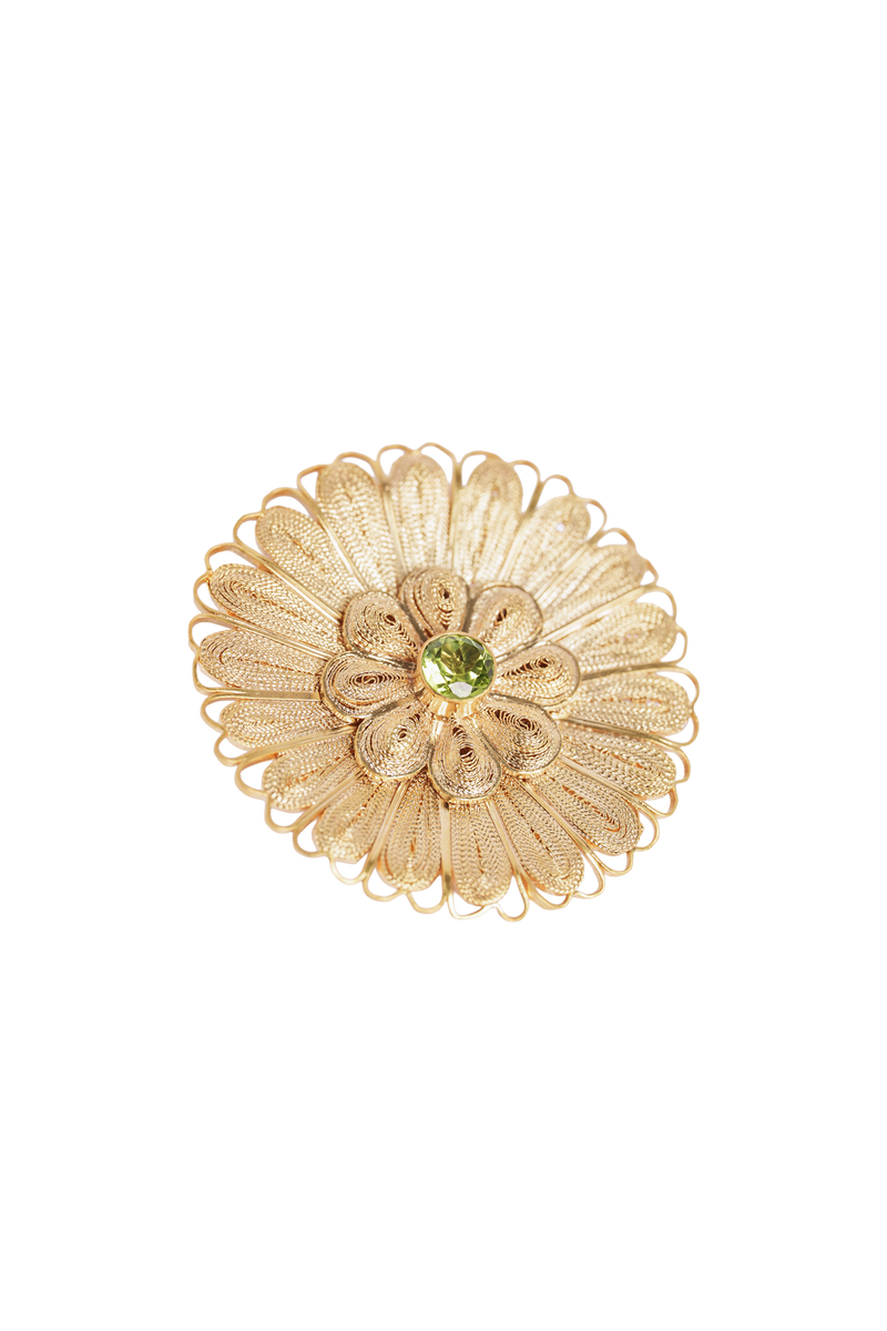 Margarita Peridot broche