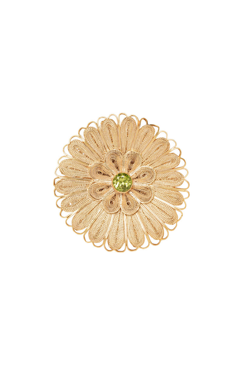Margarita Peridot broche