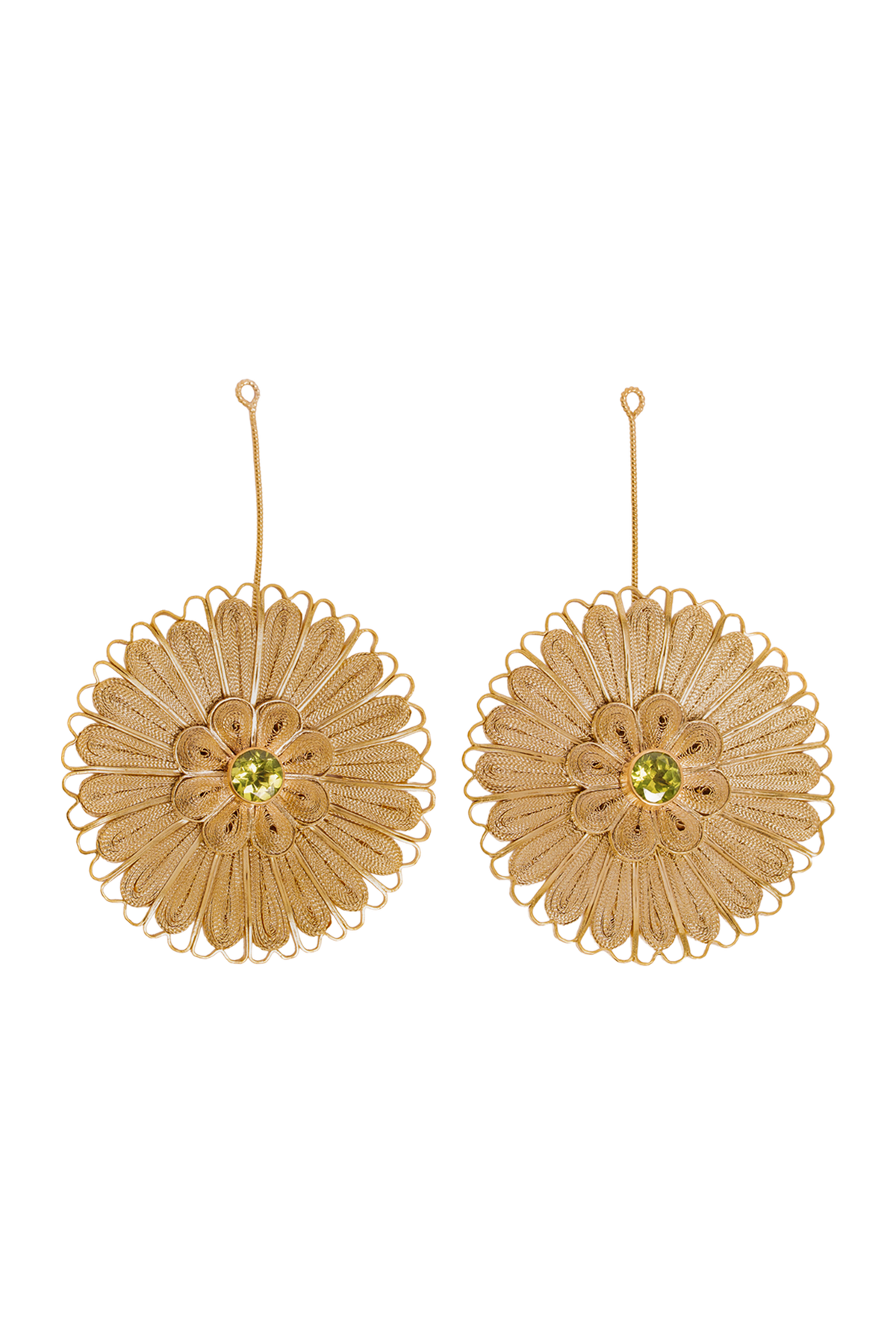Margarita Peridot Blossom earrings