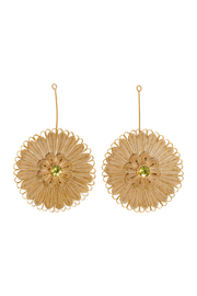Margarita Peridot Blossom earrings